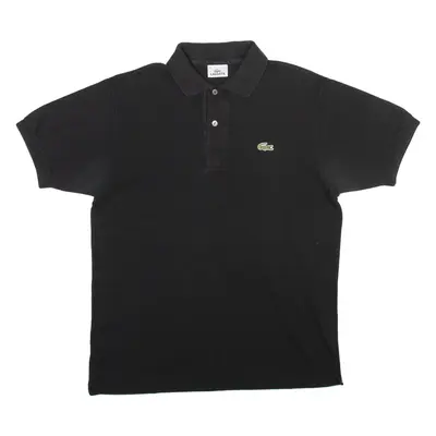 LACOSTE Mens Polo Shirt Black S