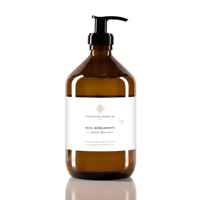 Essential Parfums Nice Bergamote Liquid Body And Hand Soap By Antoine Maisondieu - 500 Ml Recharge