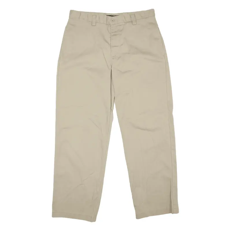 DOCKERS Trousers Beige Regular Straight Mens W33 L32