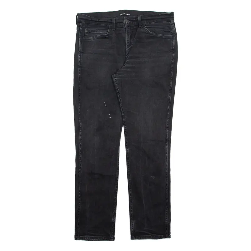 LEVI'S Line 8 Mens Jeans Black Slim Straight W34 L32