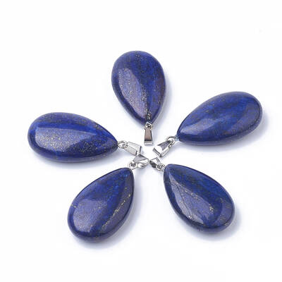 Synthetic Lapis Lazuli Pendants