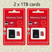 2-Pack × 1TB 2025 Ultra High-Speed SD Card with Multiple Protections - Waterproof, X-ray Proof, Shockproof, Heat Resistant -...