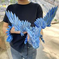 3D Printed Dragon Model, 1 Count Creative Dragon Statue Decoration, Model Art, Movable Joints Dragon Model for Home Office Ro...