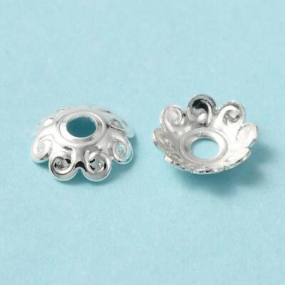 Rack Plating Brass Bead Cap