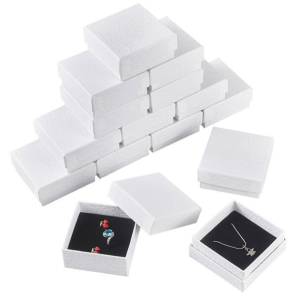 Texture Paper Jewelry Gift Boxes