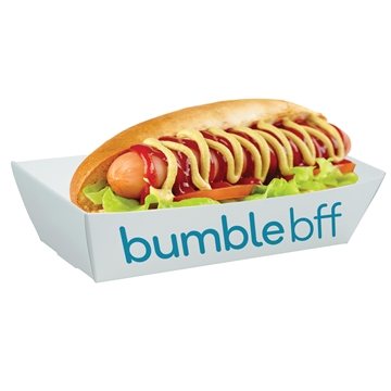 500 Promotional Hot Dog Tray - Food Grade