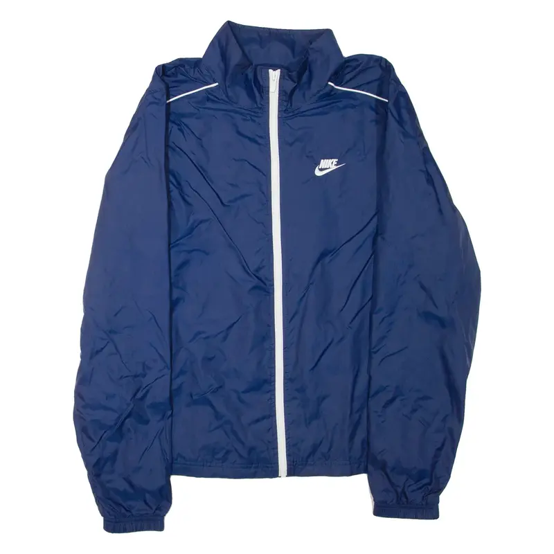 NIKE Mens Track Jacket Blue S