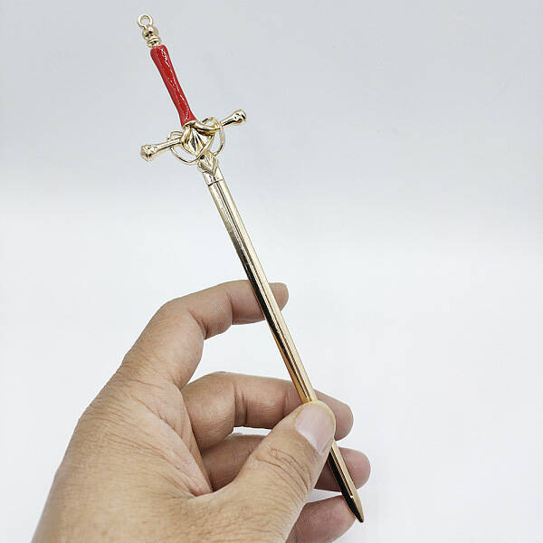 Alloy Flow Su Sword Hairpin Ancient Costume Headwear Hairpin Electroplating Pendant Sword
