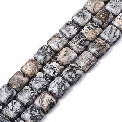 Natural Map Stone/Picasso Stone/Picasso Jasper Beads Strands