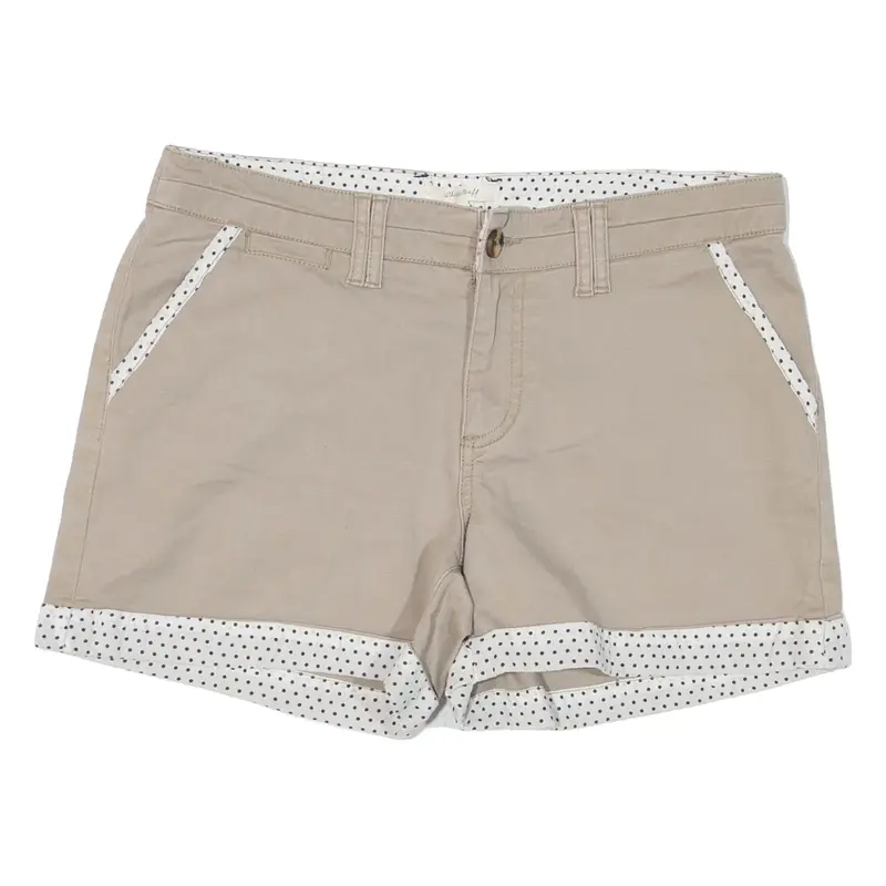 WHITE STUFF Womens Chino Shorts Beige Spotted M W32