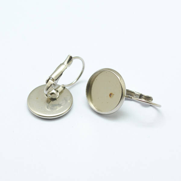 Tarnish Resistant 304 Stainless Steel Leverback Earring Settings