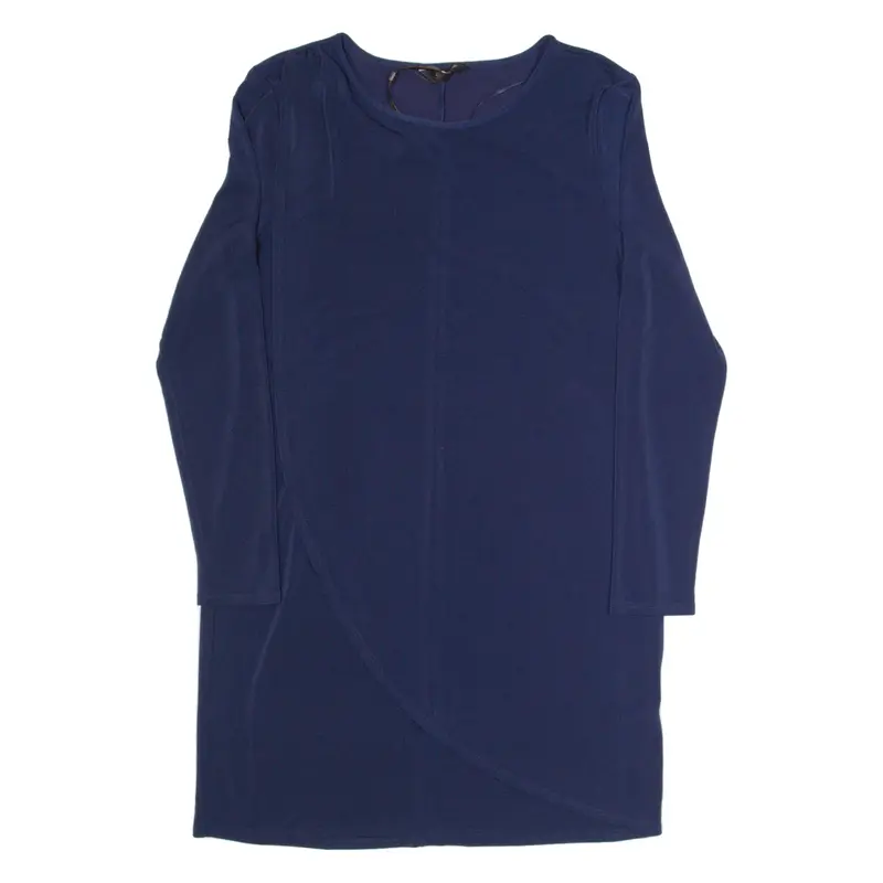 PHASE EIGHT Womens Bodycon Dress Blue Long Sleeve Knee Length UK 14