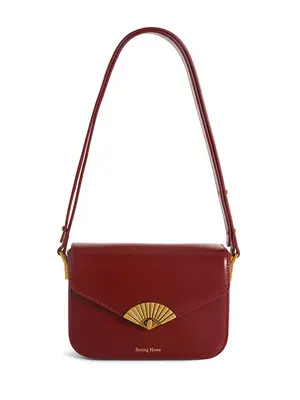 Smting leather mini flap bag