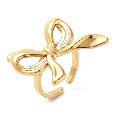 304 Stainless Steel Open Cuff Rings for Women