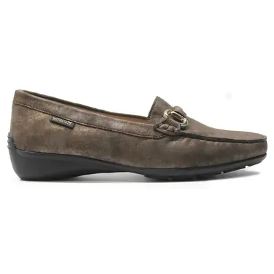 Mephisto Natala Leather Women's Slip On Shoes - Walnut - Size:US 7.5 Women
