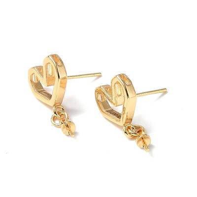 Brass Stud Earring Findings