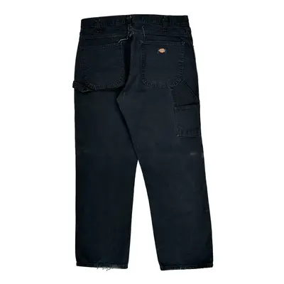 Dickies Carpenter Trousers - 36? Waist Black Cotton