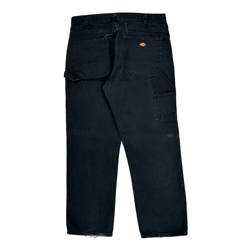 Dickies Carpenter Trousers - 36? Waist Black Cotton