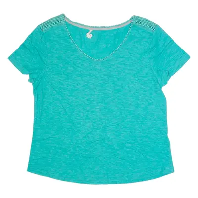 WHITE STUFF Womens Top Blue UK 14