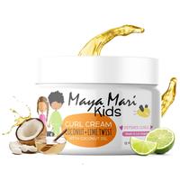 Maya Mari Kids Curl Cream With Coconut Oil, Curly Hair Cream, Coconut and Lime Twist, 12 oz Gel Haircare