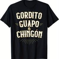 Soft & Comfy T shirt Chubby, Handsome and Awesome - Funny Mexican T-Shirt