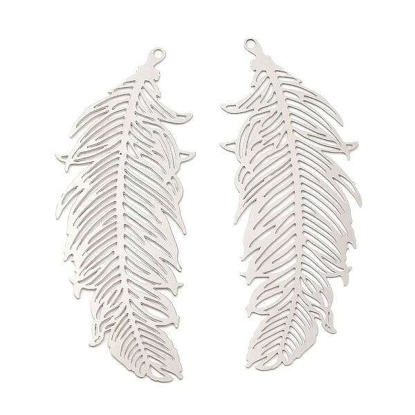 Non-Tarnish 201 Stainless Steel Filigree Pendants
