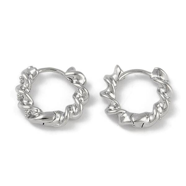 Brass Hoop Earrings