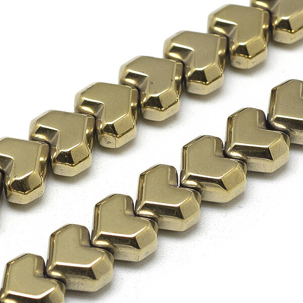 Electroplate Non-magnetic Synthetic Hematite Beads Strands