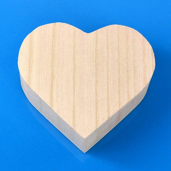 Valentine's Day Theme Wooden Ring Storage Box