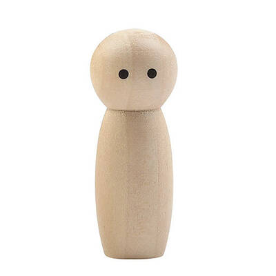 Unfinished Wooden Peg Dolls