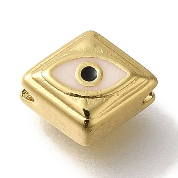 Rack Plating Brass Enamel Beads