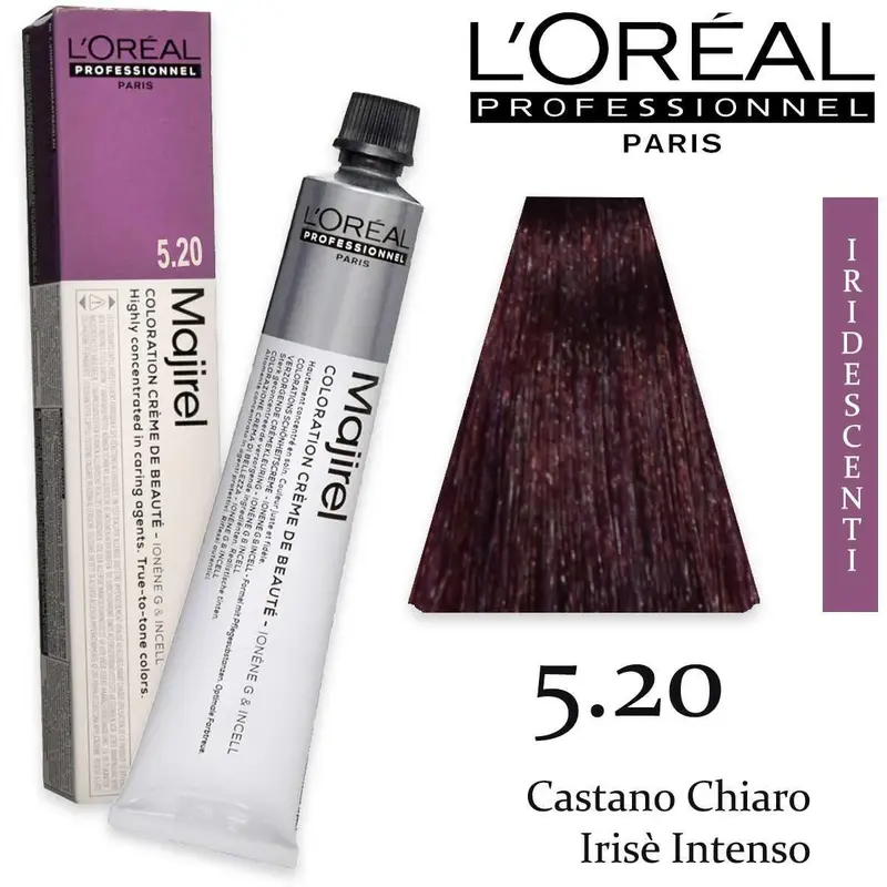 L'oreal majirouge carmilane c5,20 50ml chestnut ch. I laughed intensely