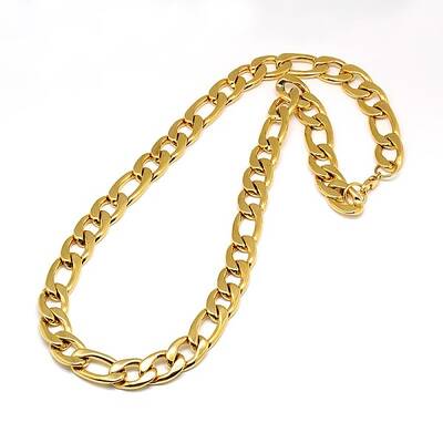 Fashionable 304 Stainless Steel Figaro Chain Necklaces for Men