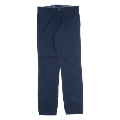 TOMMY HILFIGER Chino Mens Trousers Blue Slim Tapered W29 L30