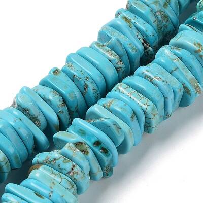 Natural Howlite Chip Beads