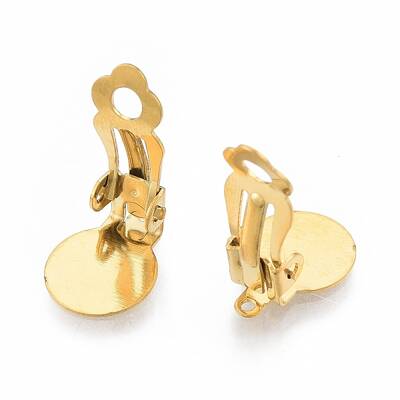 304 Stainless Steel Clip-on Earring Findings