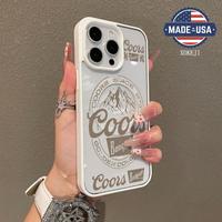 Vintage COORS Letter Pattern Premium Magnetic Phone Cases for iPhone 16 15 14 Pro Max 13 12 11 Plus Smartphone Shockproof Pro...