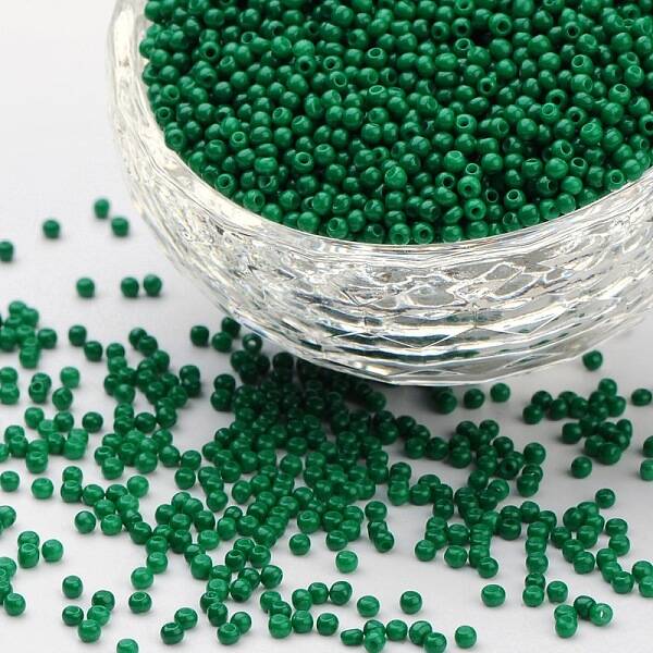 12/0 Grade A Baking Paint Glass Seed Spacer Beads