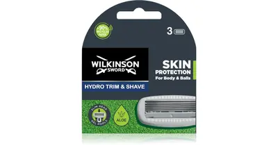 Wilkinson Sword Hydro Trim and Shave Skin Protection 3-piece replacement head