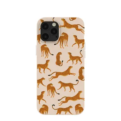 Seashell Wild Cats iPhone 12 Pro Max Case