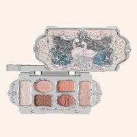 Flower Knows Swan Ballet Collection Six-Color Makeup Palette, eyeshadow, Shimmer, Smooth, Long-Lasting, dealsforyoudays