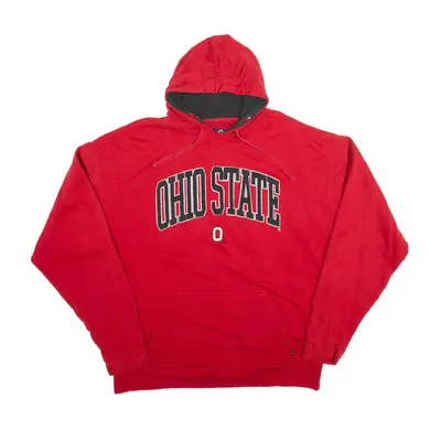 JA Ohio State Hoodie Red Pullover Mens XL