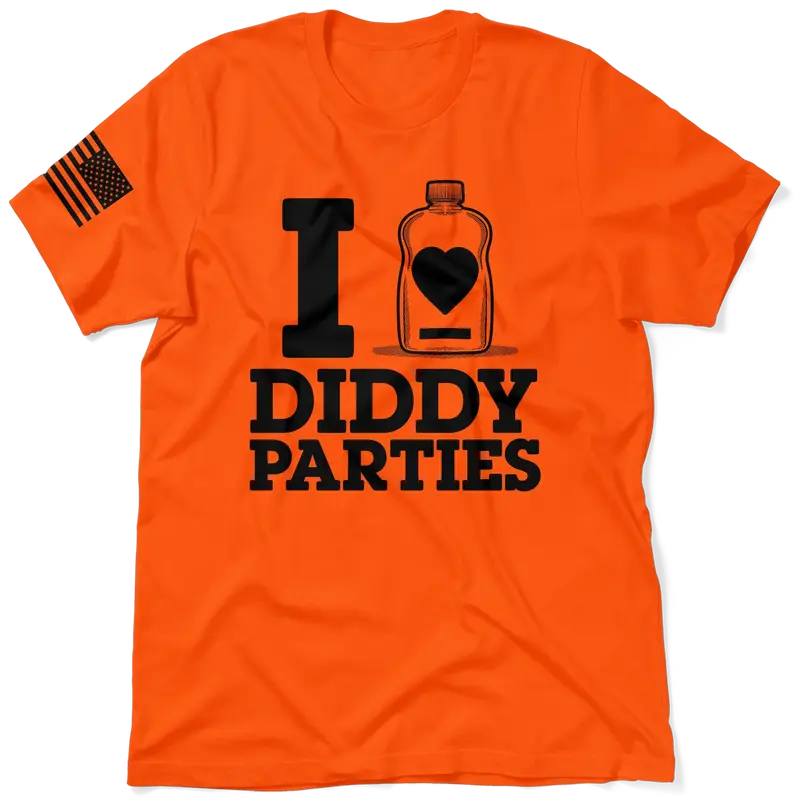 I Love Did*y Parties - Safety Orange Hi-Vis Workwear