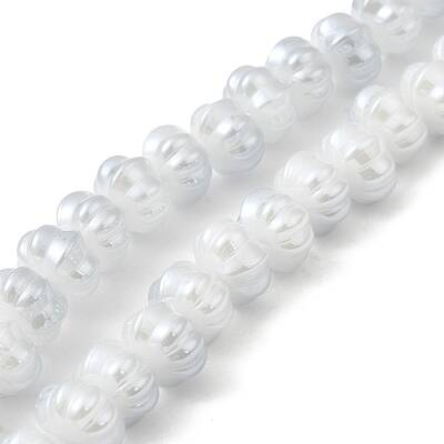 Pearl Luster Plated Electroplate Glass Beads