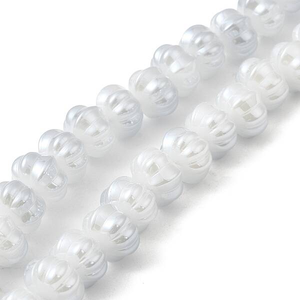 Pearl Luster Plated Electroplate Glass Beads