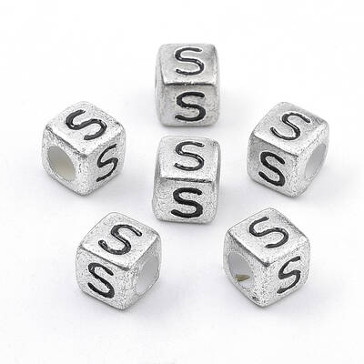 Plated Acrylic Beads