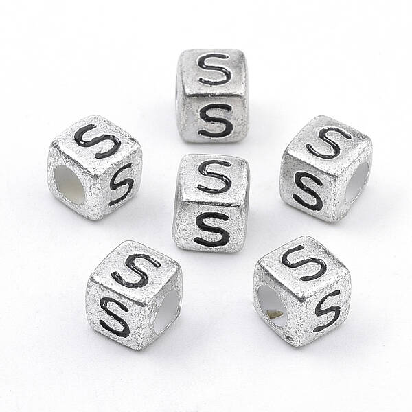 Plated Acrylic Beads