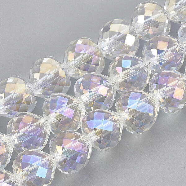 Electroplate Glass Beads Strands