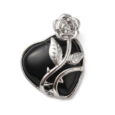 Natural Obsidian Pendants