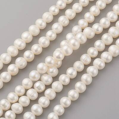 Natural Cultured Freshwater Pearl Beads Strands